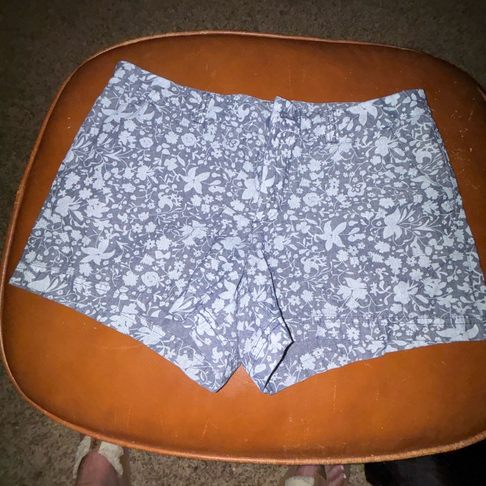 BCG so 10 denim with flowers shorts.